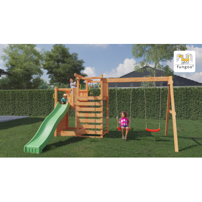 Fungoo Climbing Star3–universalus žaidimų aikštelės rinkinys