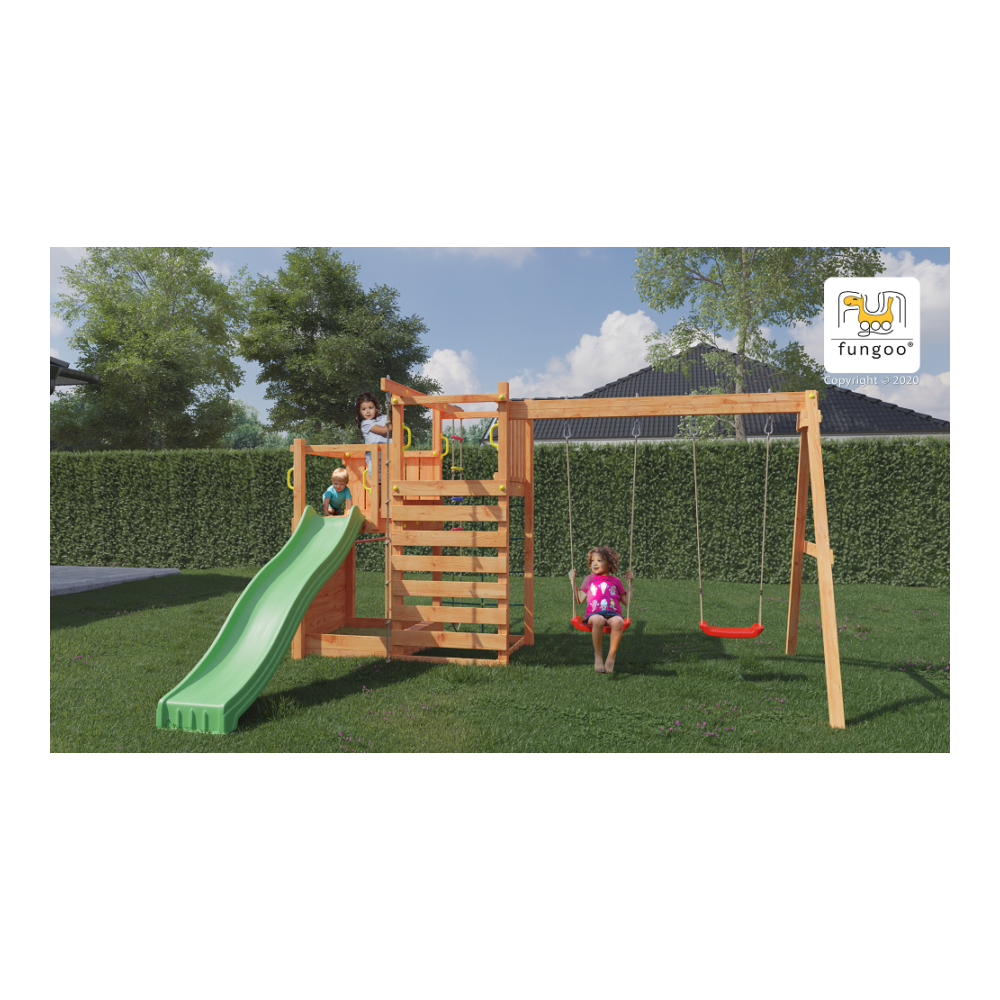Fungoo Climbing Star3–universalus žaidimų aikštelės rinkinys