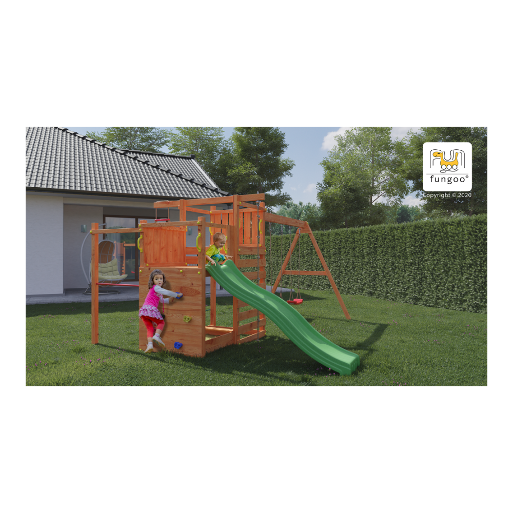 Fungoo Climbing Star3–universalus žaidimų aikštelės rinkinys