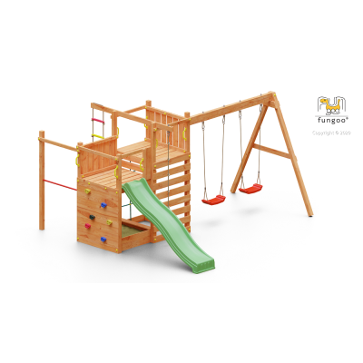 Fungoo Climbing Star3–universalus žaidimų aikštelės rinkinys