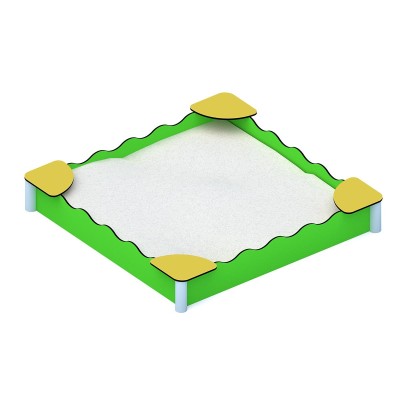 HDPE kvadratinė smėlio dėžė