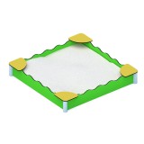 HDPE kvadratinė smėlio dėžė