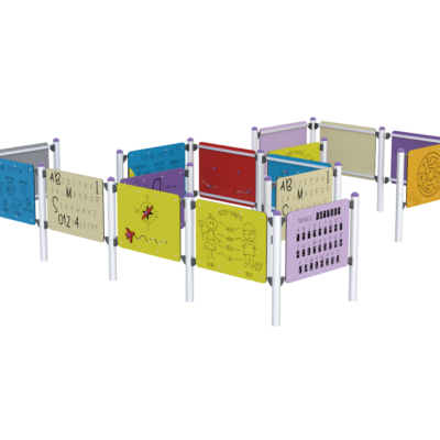 Edukacinių ir įvairių sensorinių panelių rinkinys