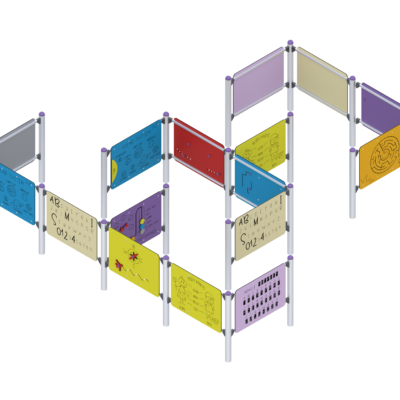 Edukacinių ir įvairių sensorinių panelių rinkinys