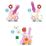 Kūrybinis Taškavimo, Pomponų ir Plastilino Rinkinys Mažyliams 18mėn.+