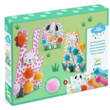 Kūrybinis Taškavimo, Pomponų ir Plastilino Rinkinys Mažyliams 18mėn.+