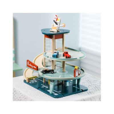 CLASSIC WORLD Medinis Retro Garažas su Liftu – 3 Aukštų