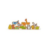 CLASSIC WORLD Medinis Veriamos Dėlionės Rinkinys „Zoo Edu“