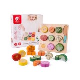 CLASSIC WORLD Medinis Daržovių Pjaustymo Rinkinys „Vegetable Cutters“