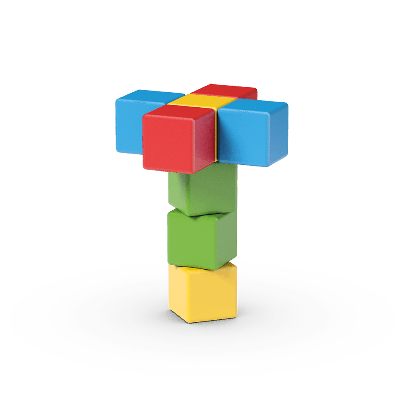 Magnetinės kaladėlės - kūrybinis rinkinys (8 vnt.)