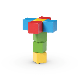 Magnetinės kaladėlės - kūrybinis rinkinys (8 vnt.)