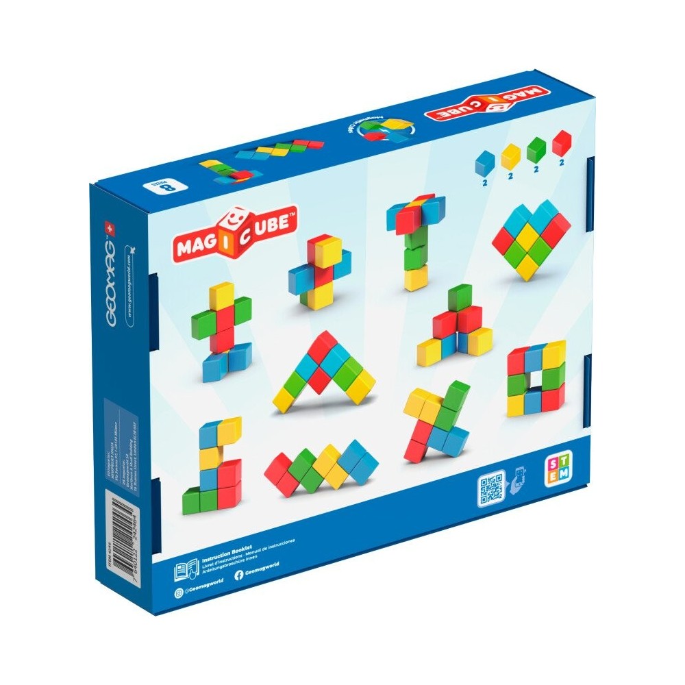Magnetinės kaladėlės - kūrybinis rinkinys (8 vnt.)