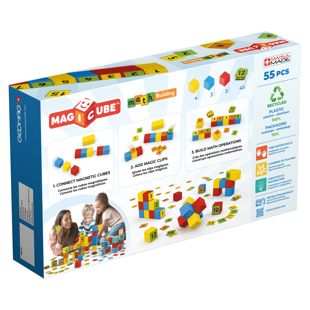 Magnetinės kaladėlės - Matematika (55 vnt.)