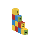 Magnetinės kaladėlės - Matematika (61 vnt.)