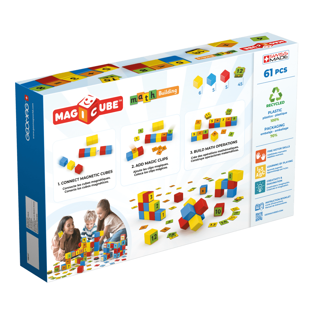 Magnetinės kaladėlės - Matematika (61 vnt.)