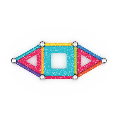 Magnetinis konstruktorius – blizgios plokštelės (22 vnt.)