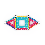 Magnetinis konstruktorius – blizgios plokštelės (22 vnt.)