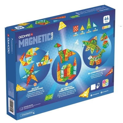 Magnetinis konstruktorius - Deimantinės plytelės (44vnt.)
