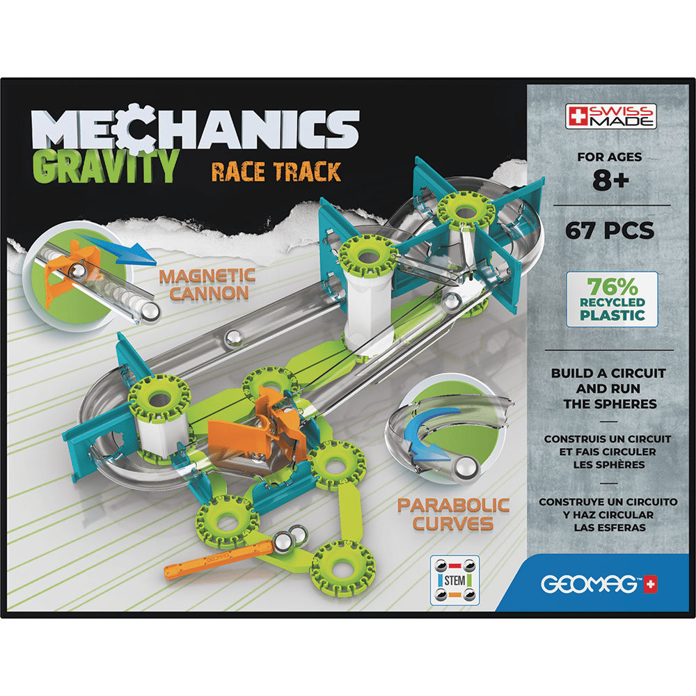Magnetinis konstruktorius - Mechanika - Lenktynių trasa (67 vnt.)