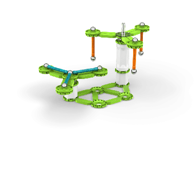 Magnetinis konstruktorius - Mechanika - Smagračiai (96 vnt.)