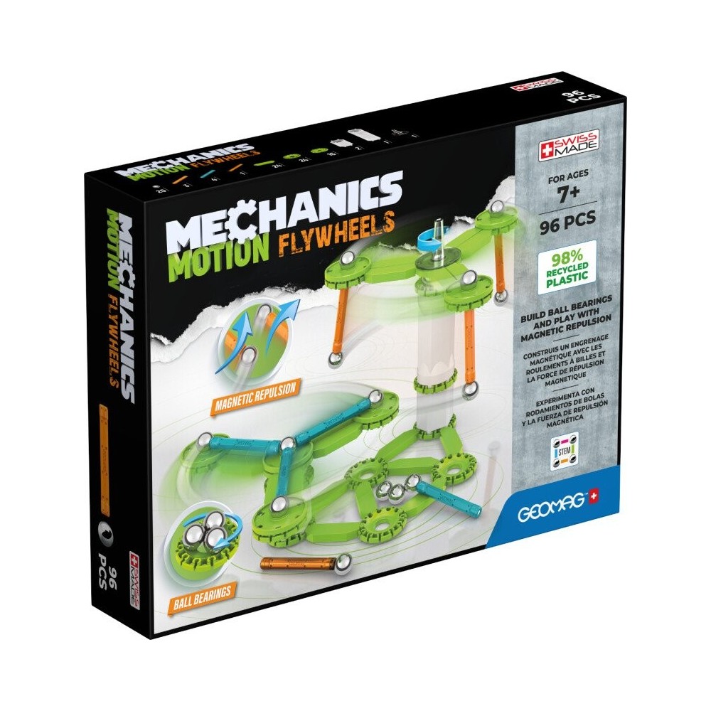 Magnetinis konstruktorius - Mechanika - Smagračiai (96 vnt.)