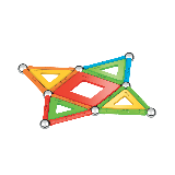 Magnetinis konstruktorius – „Supercolor“ plokštelės (35 vnt.)