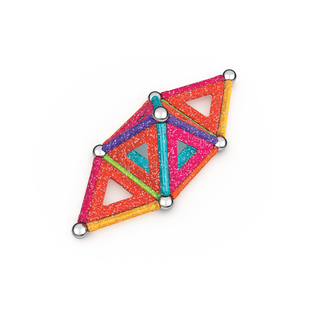 Magnetinis konstruktorius – blizgios plokštelės (35vnt.)