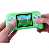 Elektroninis žaidimų pultas su daugiau nei 70 žaidimų-žalias