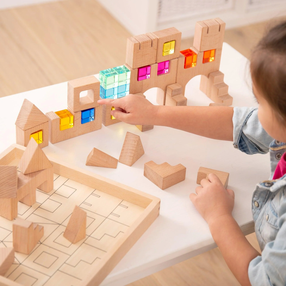 Mediniai „Gem Blocks“ brangakmenių blokeliai