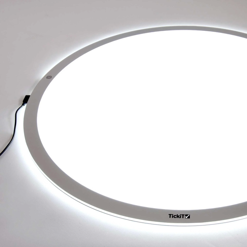 Apvalus šviesos skydelis, 60 cm
