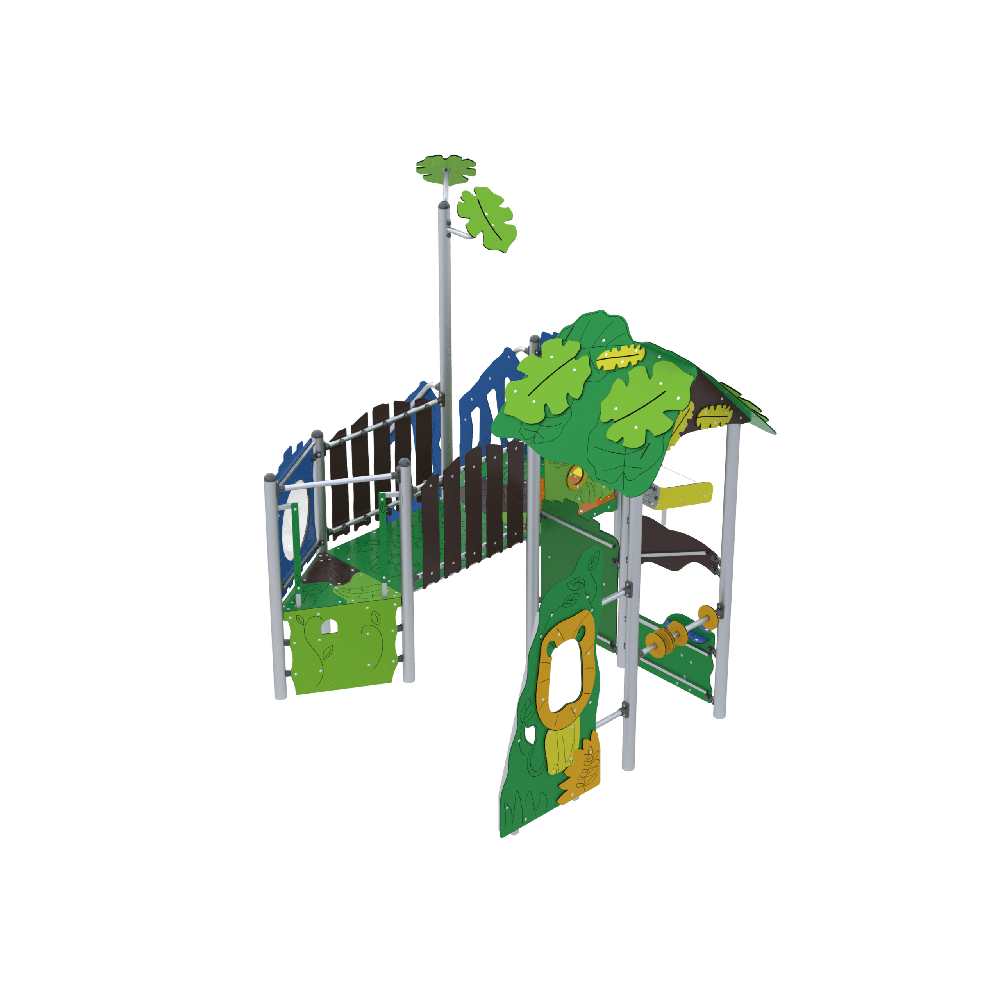 Kompleksinė lauko žaidimų aikštelė ,,Jungle FUN"