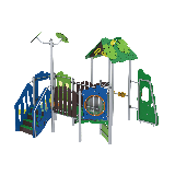 Kompleksinė lauko žaidimų aikštelė ,,Jungle FUN"