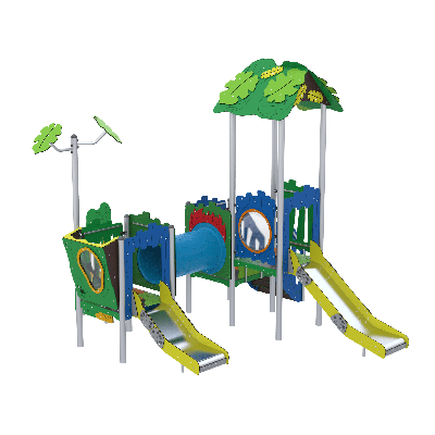 Kompleksinė lauko žaidimų aikštelė ,,Jungle SLIDE"