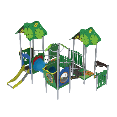 Kompleksinė lauko žaidimų aikštelė ,,Jungle ISLAND"