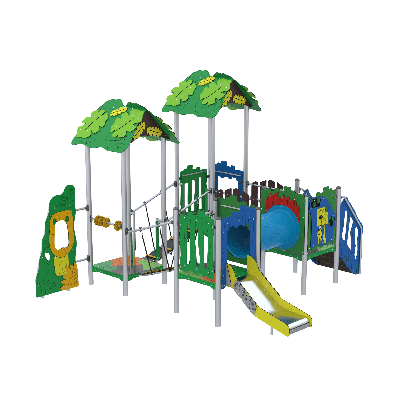 Kompleksinė lauko žaidimų aikštelė ,,Jungle ISLAND1"