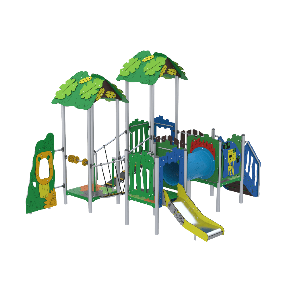 Kompleksinė lauko žaidimų aikštelė ,,Jungle ISLAND1"