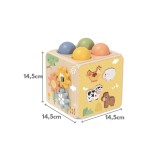 Medinis Edukacinis Kubas „5 viename“ – Tooky Toy