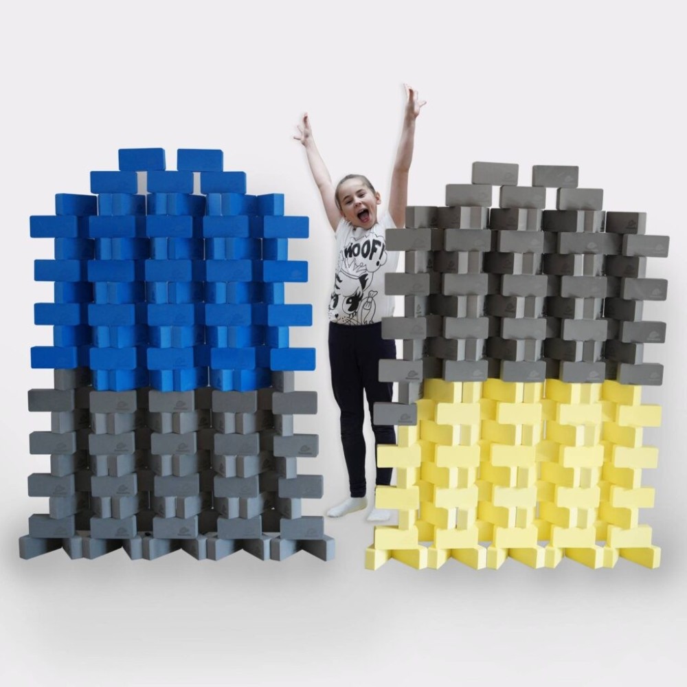 Minkštų plytų rinkinys ,,Basic 300"