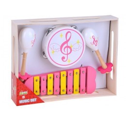 Medinis muzikinių instrumentų rinkinys
