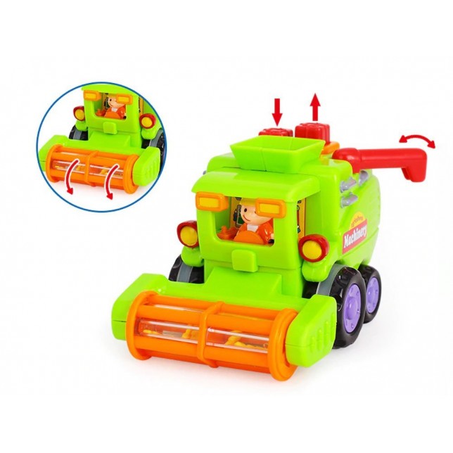 Mini transporto priemonės: kombainas, maišyklė, valymo mašina