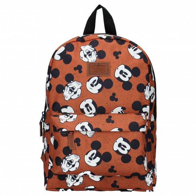 Ruda vaikiška kuprinė "Mickey"