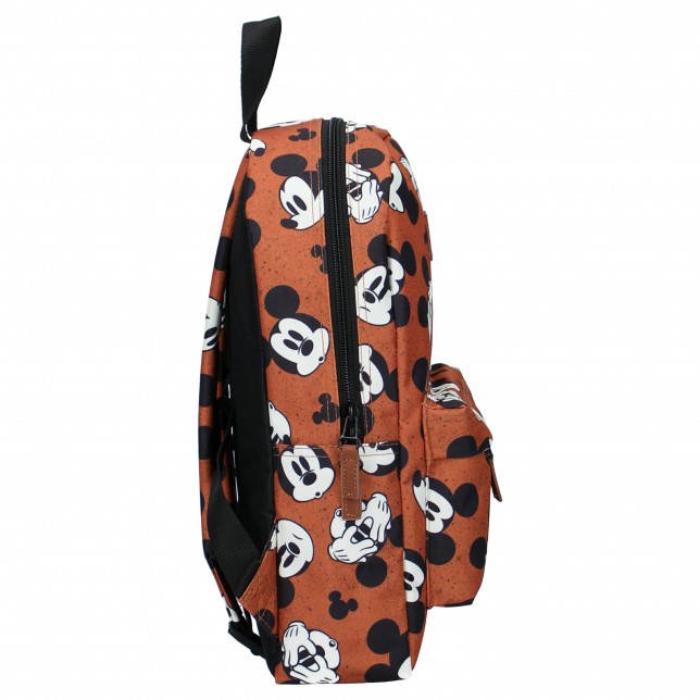 Ruda vaikiška kuprinė "Mickey"
