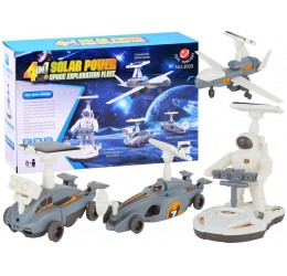 „4in1“ saulės robotų mokymosi rinkinys