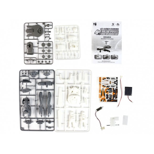 „4in1“ saulės robotų mokymosi rinkinys