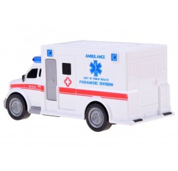 Baltas greitosios medicinos automobilis