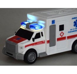 Baltas greitosios medicinos automobilis