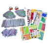 3D puzzle miestas su takeliais ir priedais