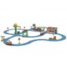 3D puzzle miestas su takeliais ir priedais