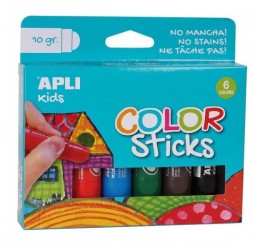 Apli kids dažai pastelės (6 spalvos)