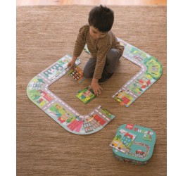 Apli kids didelė dėlionė "Miestas" 4+